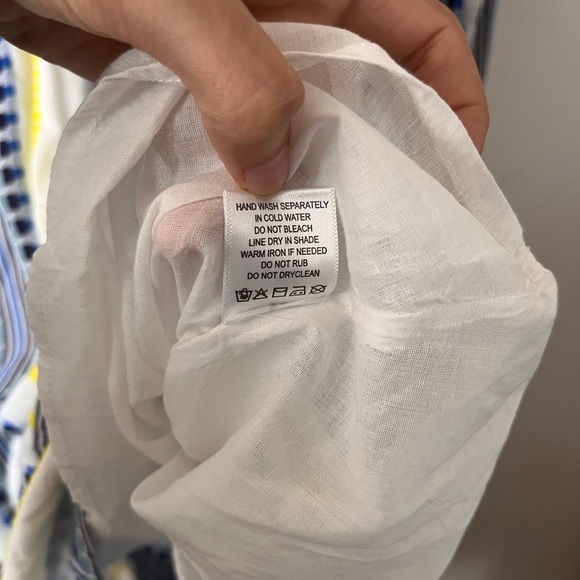 Anthropologie Ro’s Garden Striped Tunic Dress with Yellow and Blue Accents - Picture 11 of 15